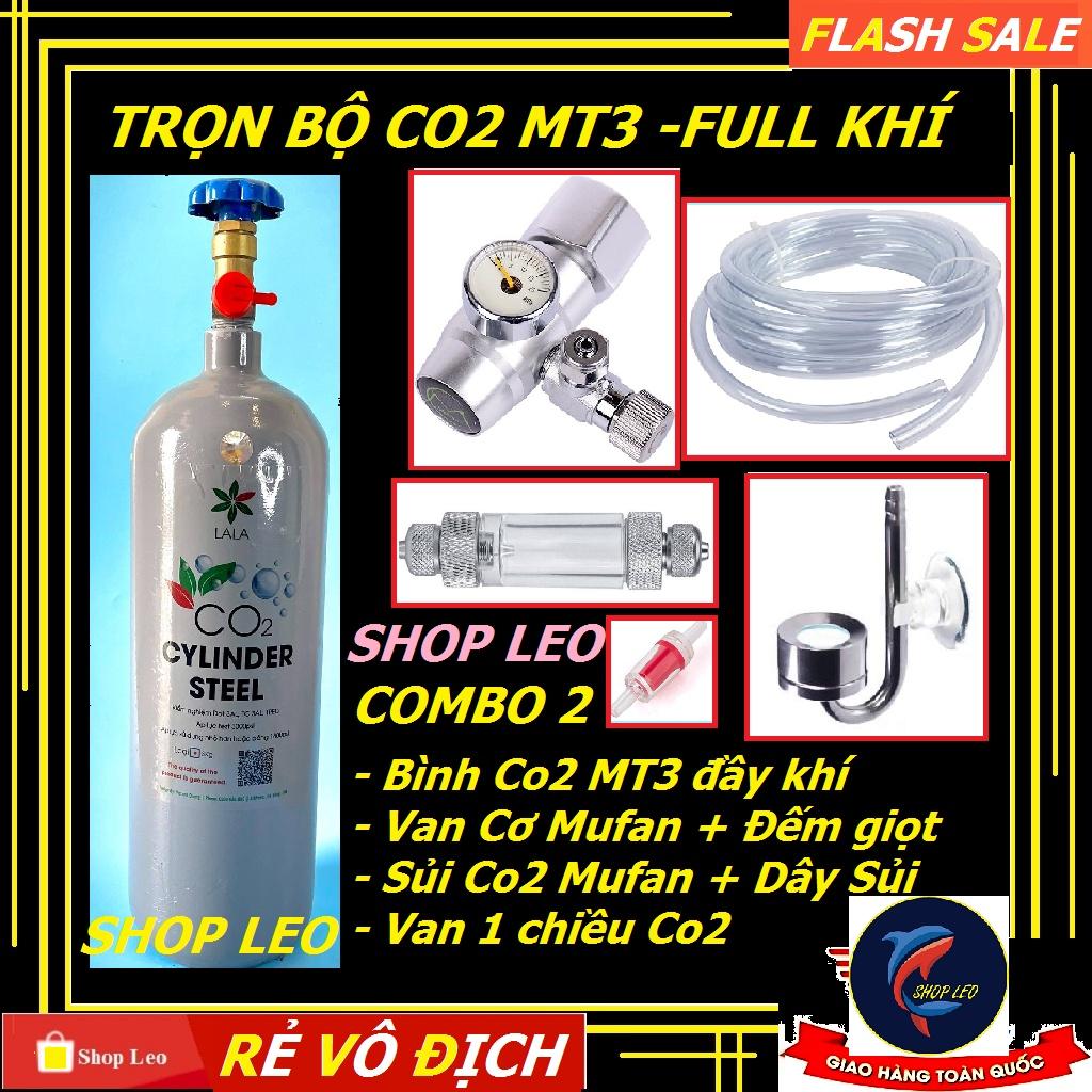 Bình Co2  Trọn Bộ dùng luôn- Full bộ bình Co2 MT3  - Bình Co2 MT3 thủy sinh