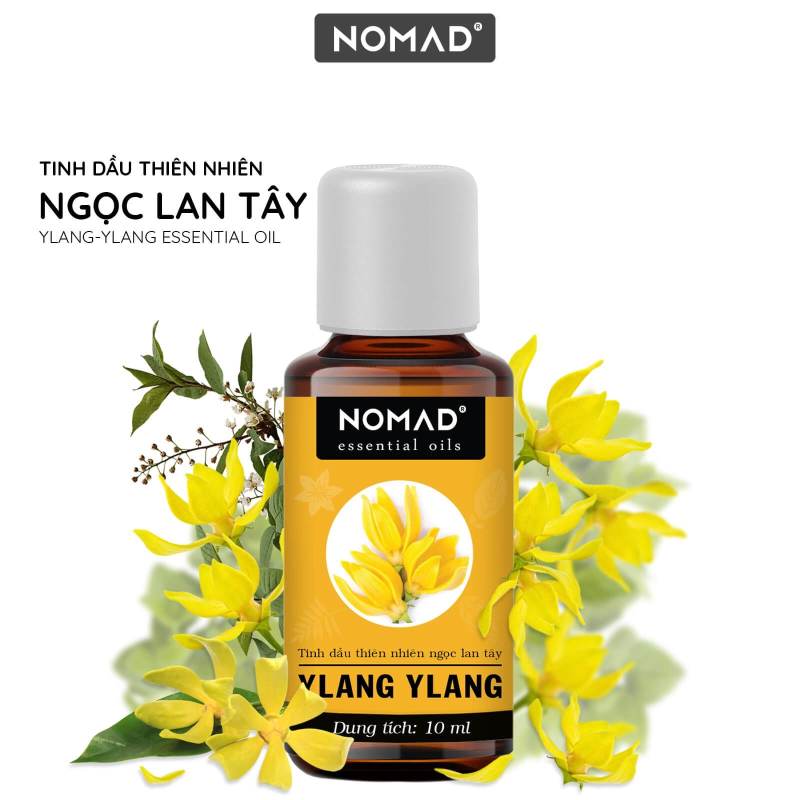 Tinh Dầu Thiên Nhiên Ngọc Lan Tây Nomad Essential Oils Ylang Ylang