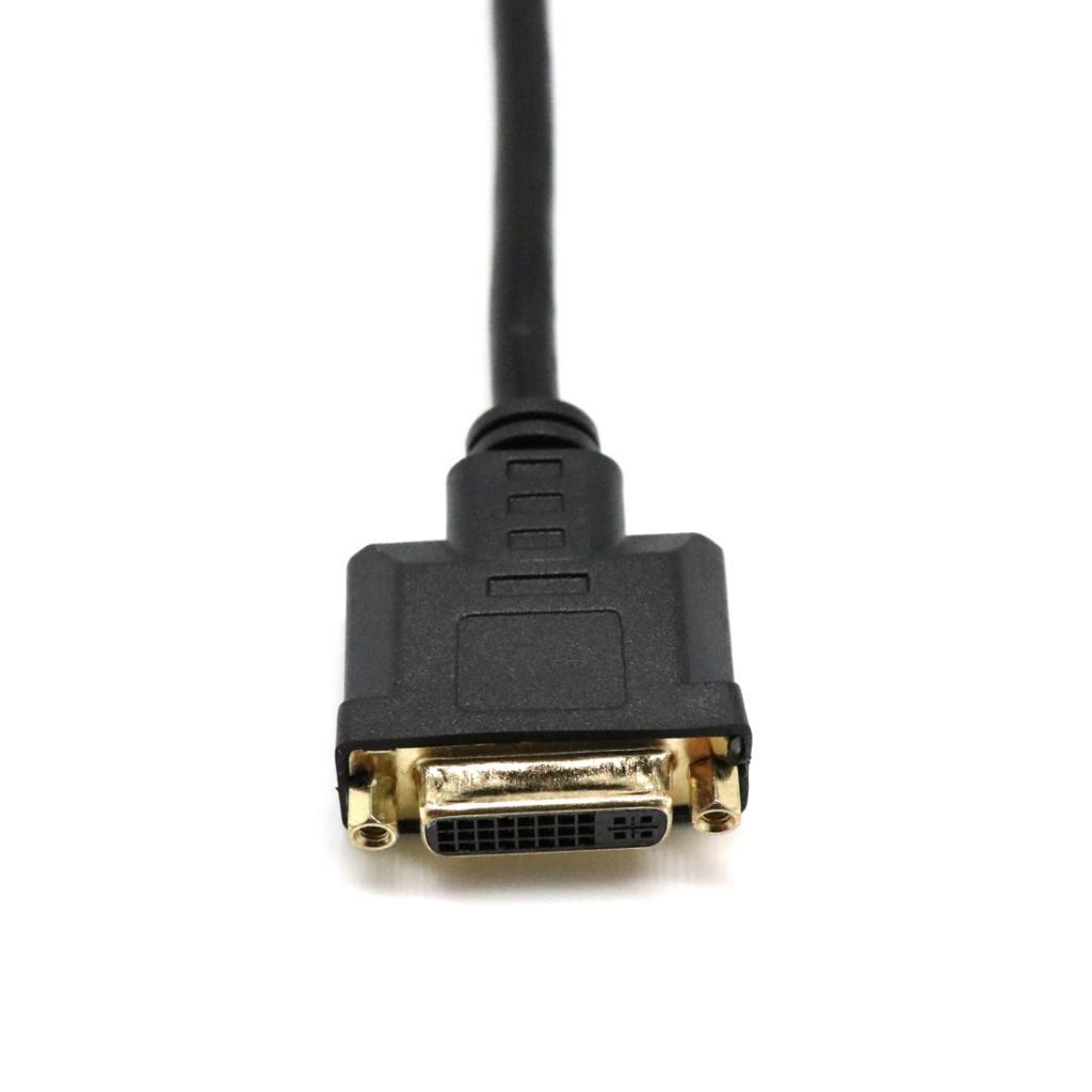 DVI-D Male To DVI-D Female M/F Short Extension Adapter Cable For Monitor HDTV PC