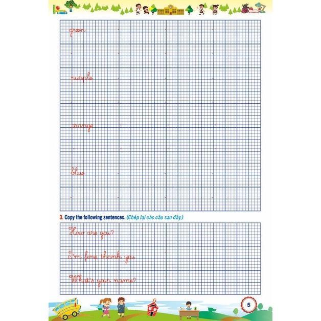 Sách - Tập Viết Tiếng Anh Lớp 2 - Biên Soạn Theo Bộ Sách Family And Friends 2 National Edition - Hồng Ân