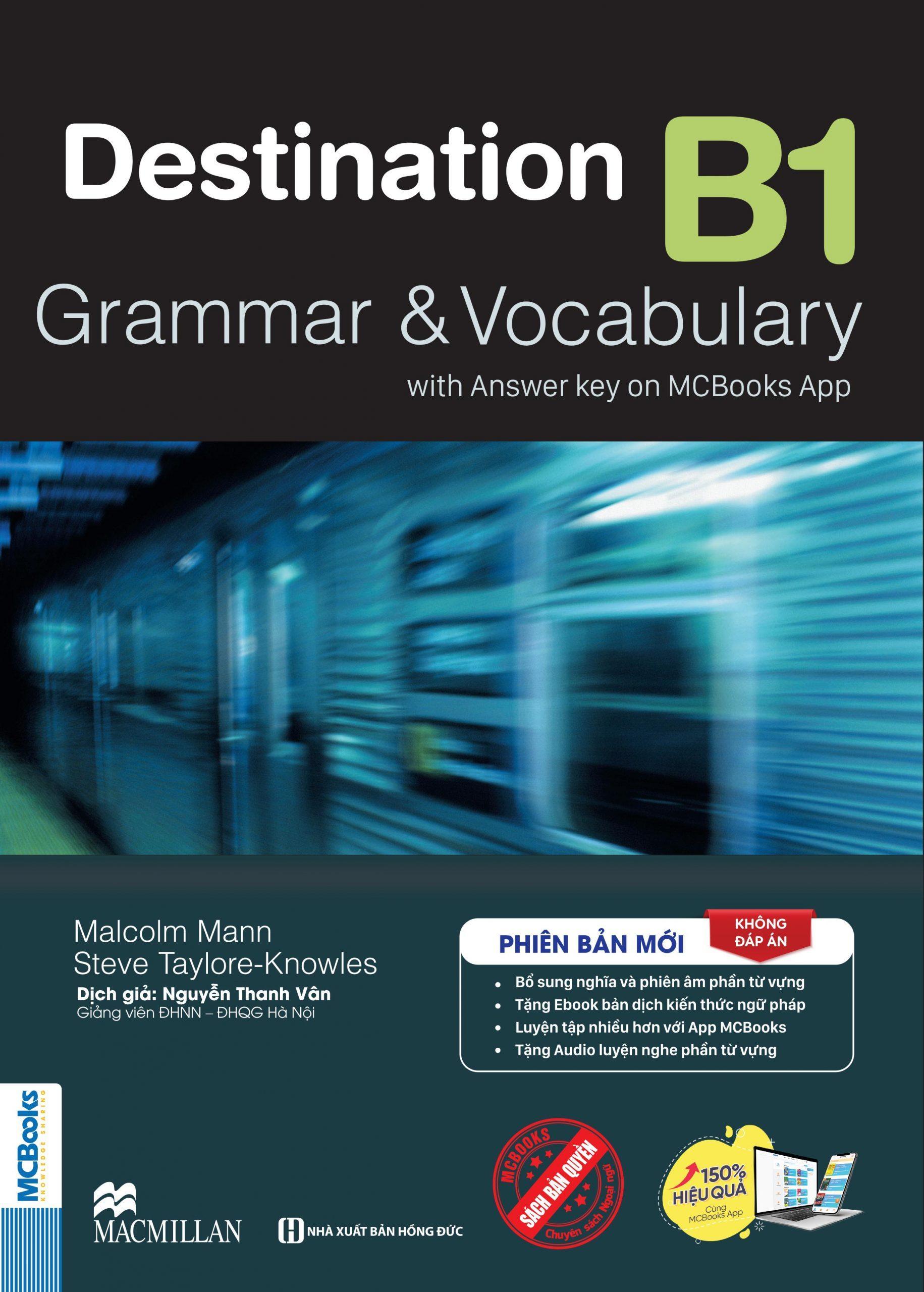 Sách - Destination B1 - Grammar And Vocabulary With Answer Key (Không Đáp Án) (Tái Bản )