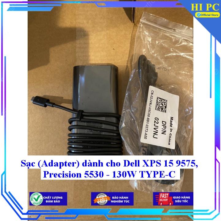 Sạc (Adapter) dành cho Dell XPS 15 9575 Precision 5530 - 130W TYPE-C - Kèm Dây nguồn - Hàng Nhập Khẩu