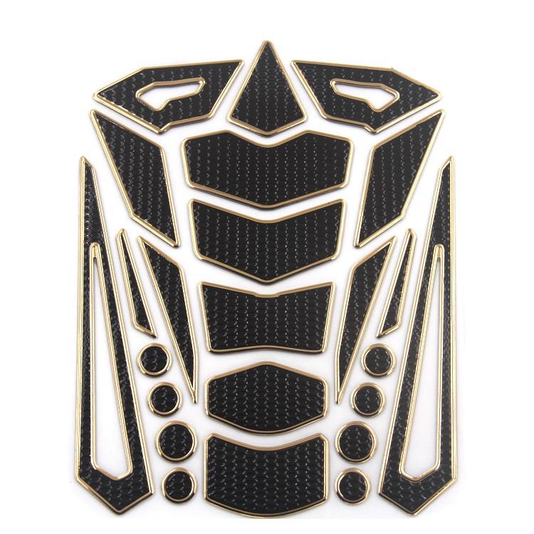 Decal dán bình xăng 3D chuyên dụng cho xe máy Honda Yamaha Suzuki