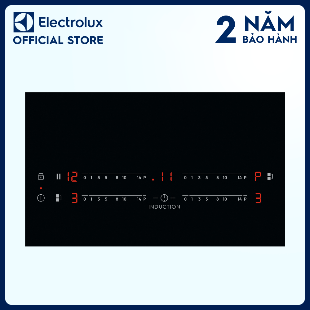 Bếp từ âm Electrolux EIV644 4 vùng nấu 60cm - Tính năng kết nối các vùng nấu, Diện tích vùng nấu lớn, điều chỉnh linh hoạt [Hàng chính hãng]