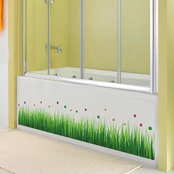 Decal Dán Chân Tường Lúa Xanh - 2 Bộ