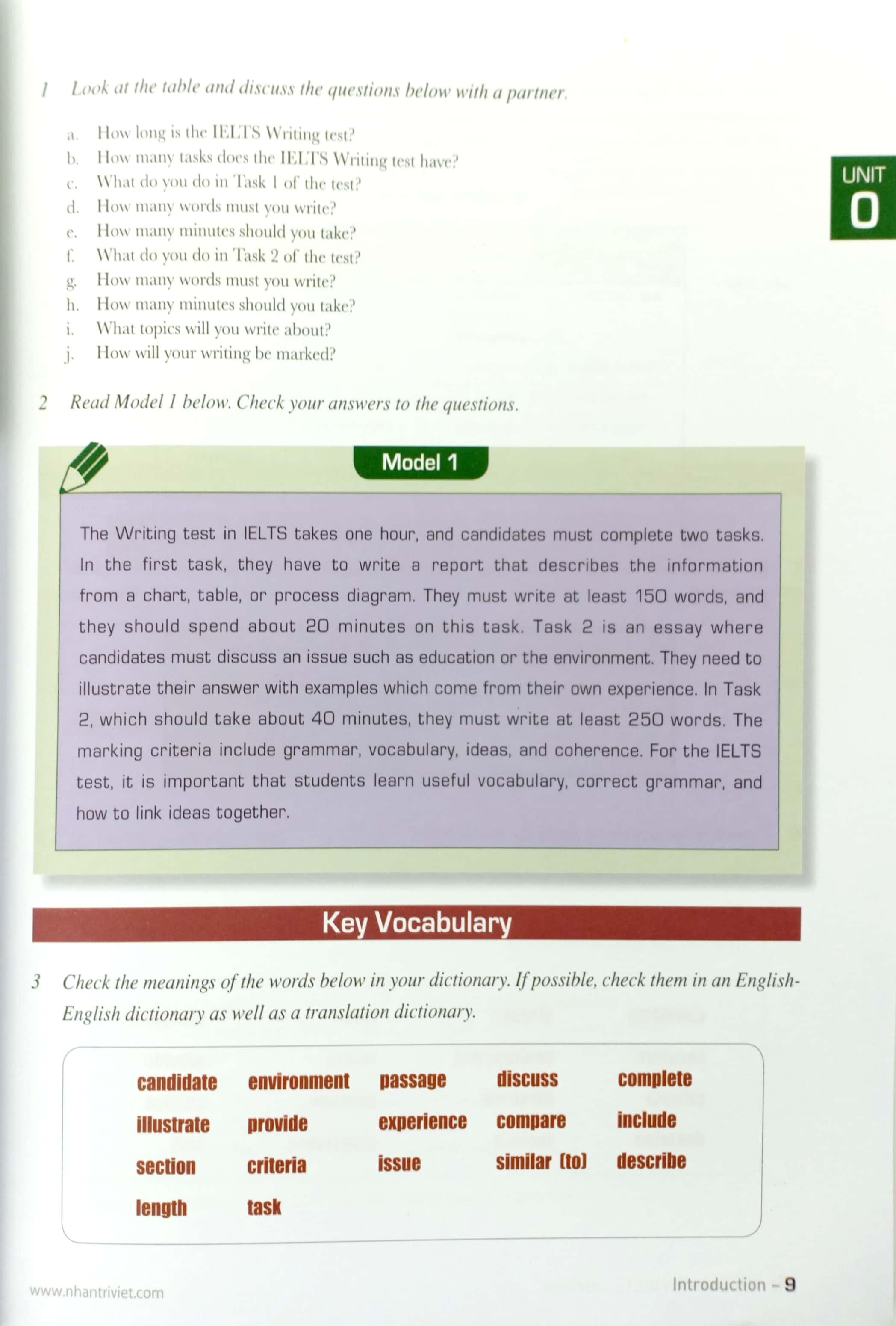 Sách Lessons For IELTS Writing (Tái Bản)