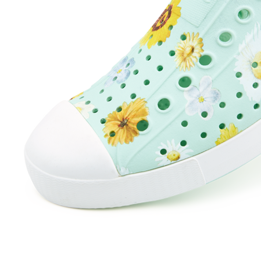 Giày Lười Unisex NATIVE Jefferson Print - Celtuse Green/ Shell White/ Memento Floral - 34.5