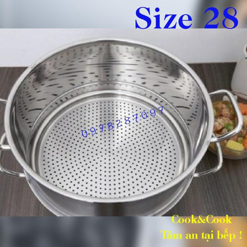 Ngăn xửng hấp inox size 28 Đồ xôi, hấp bánh