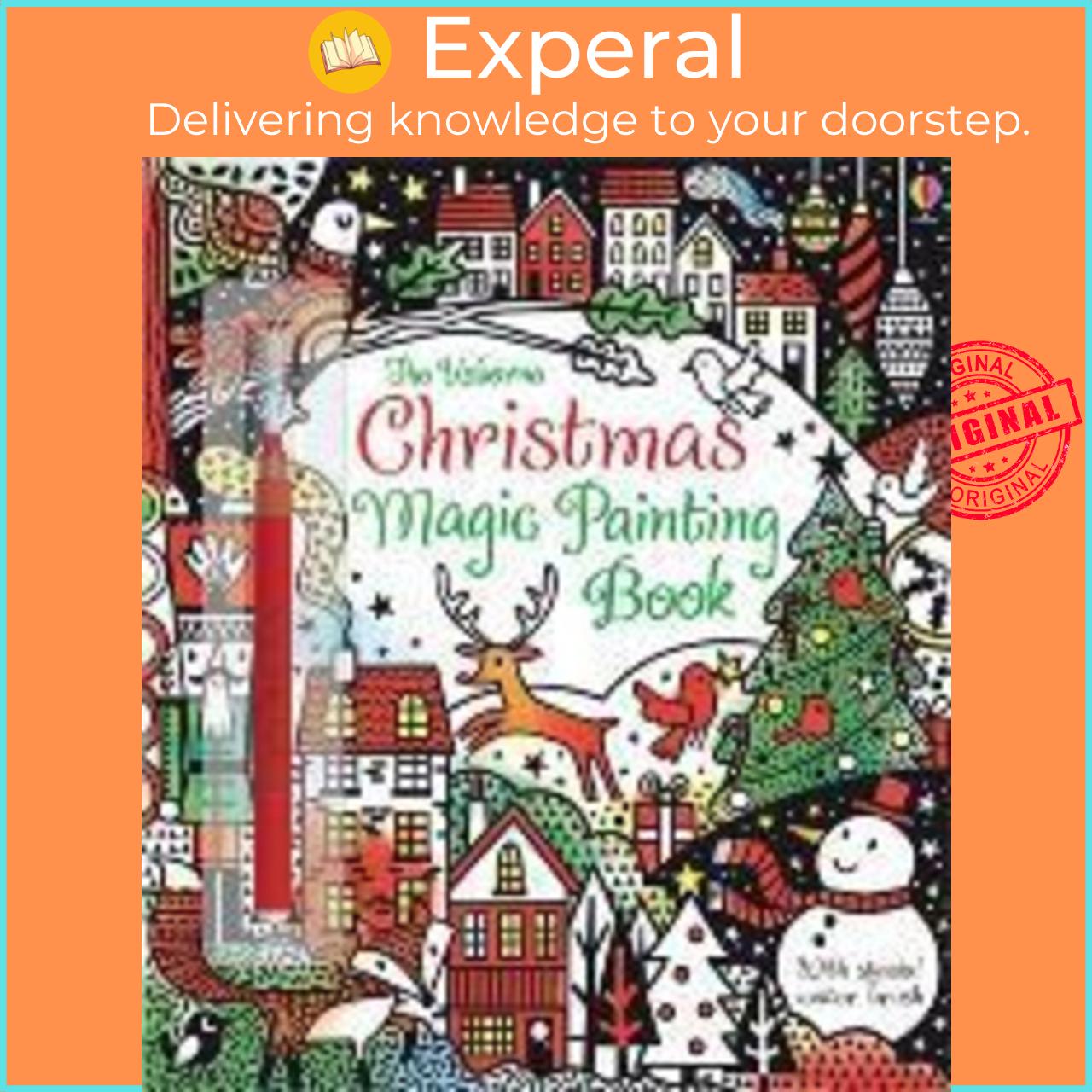 Sách - Christmas Magic Painting Book by Fiona Watt