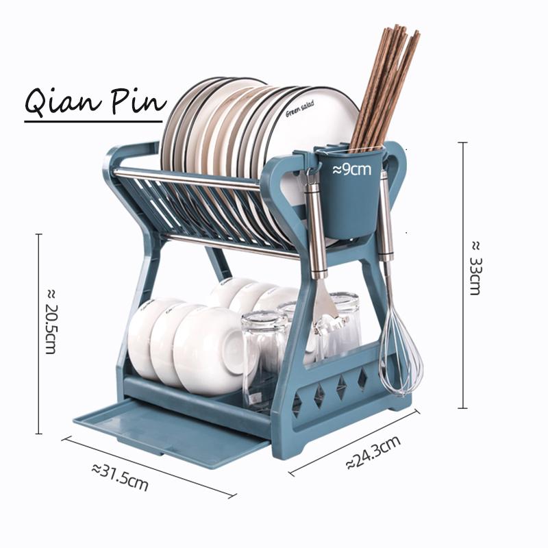 Nhà Bếp Món Ăn Có Giá Để Đồ Gia Dụng Bộ Đồ Ăn Người Tổ Chức Tản Người Tổ Chức Các Vật Dụng Nhà Bếp Bát Bộ Đồ Ăn Thoát Kệ Món Ăn Phơi