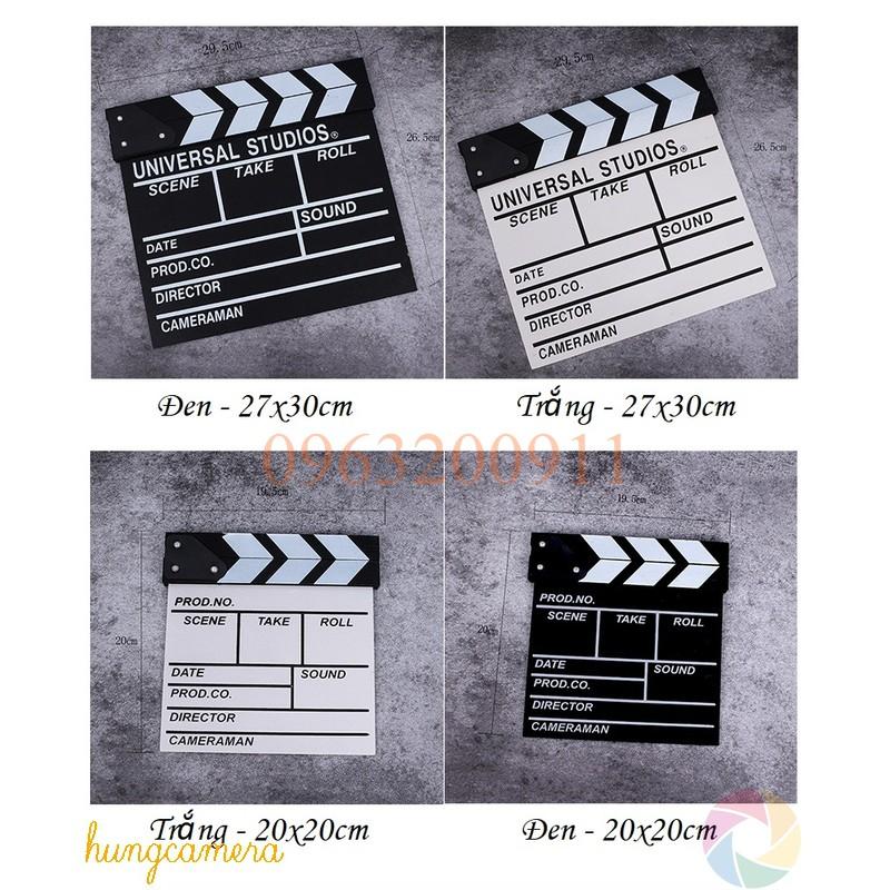 Bảng action quay phim clapper board - phụ kiện chụp hình, quay video Studio