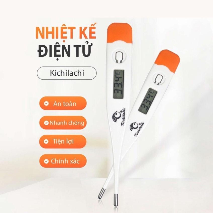 Nhiệt kế điện tử KICHILACHI. Đo thân nhiệt cho bé nhanh chóng, an toàn, tiện lợi, chính xác