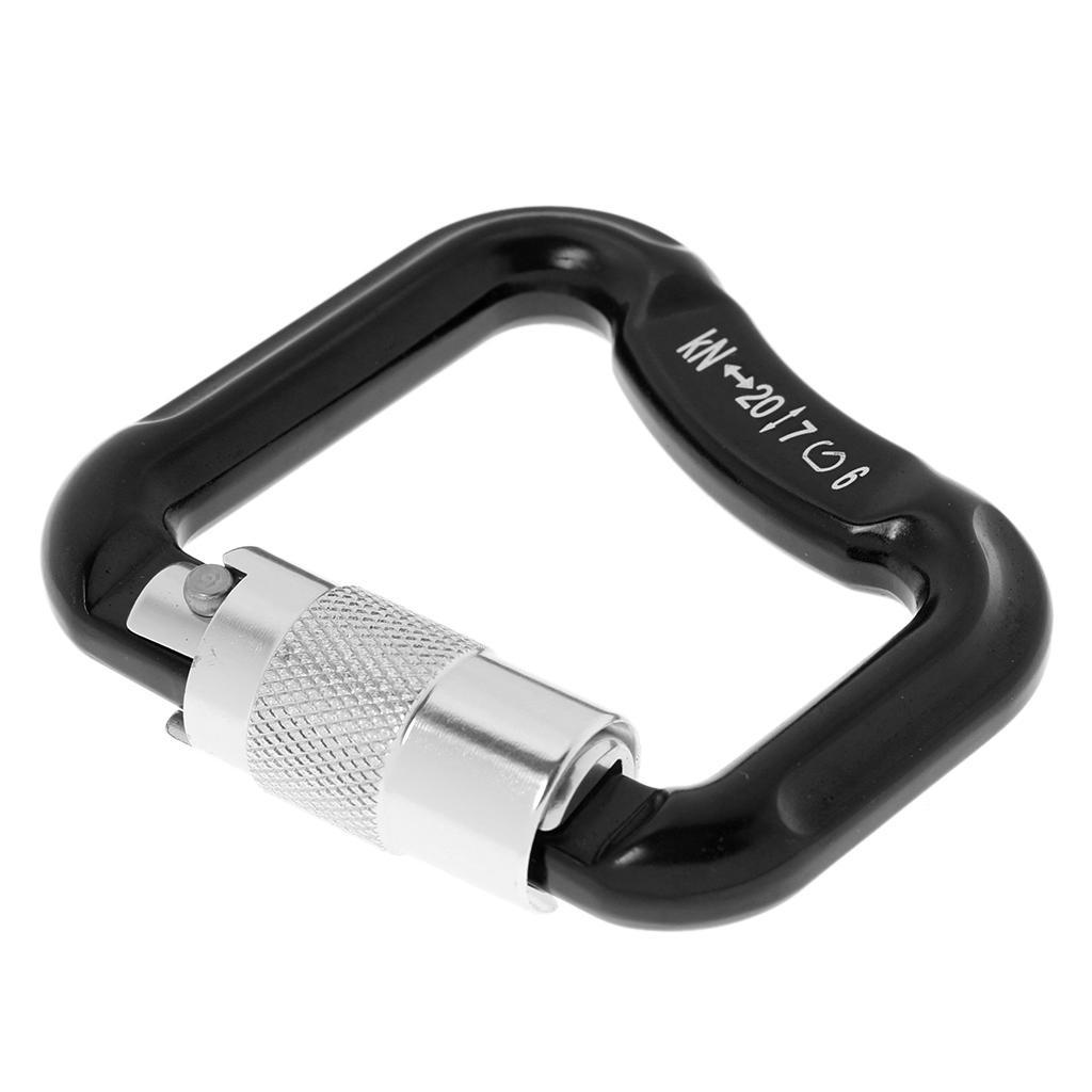 4 Pieces / Set 20KN Abseiling Paragliding Paraglider Parachute Snap Auto Lock Carabiner