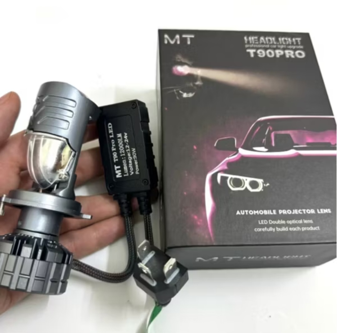 BÓNG ĐÈN PHA LED MT90PORO CÔNG XUẤT 90W SIÊU SÁNG LẮP XE MÁY ÔTÔ XE ĐIỆN MẪU MỚI CHUẨN