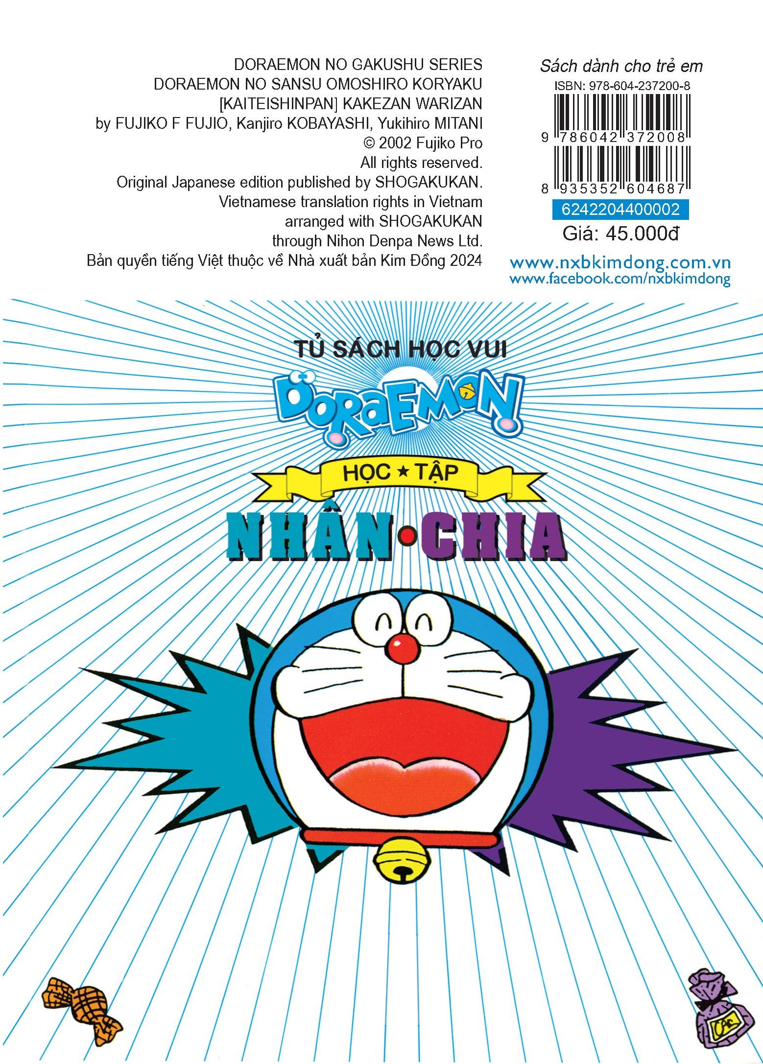 Doraemon Học Tập - Nhân Chia (Tái Bản 2024)