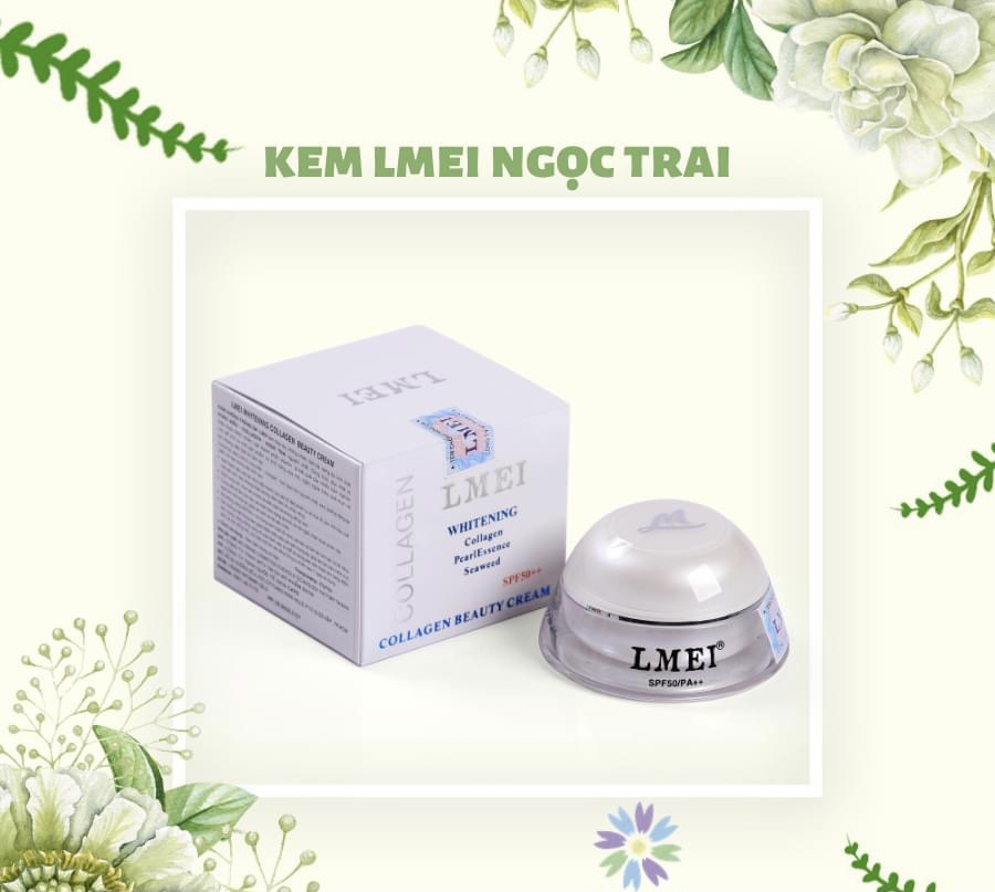 KEM LMEI NGỌC TRAI - COLLAGEN 20G - MỜ NÁM - GIẢM THÂM