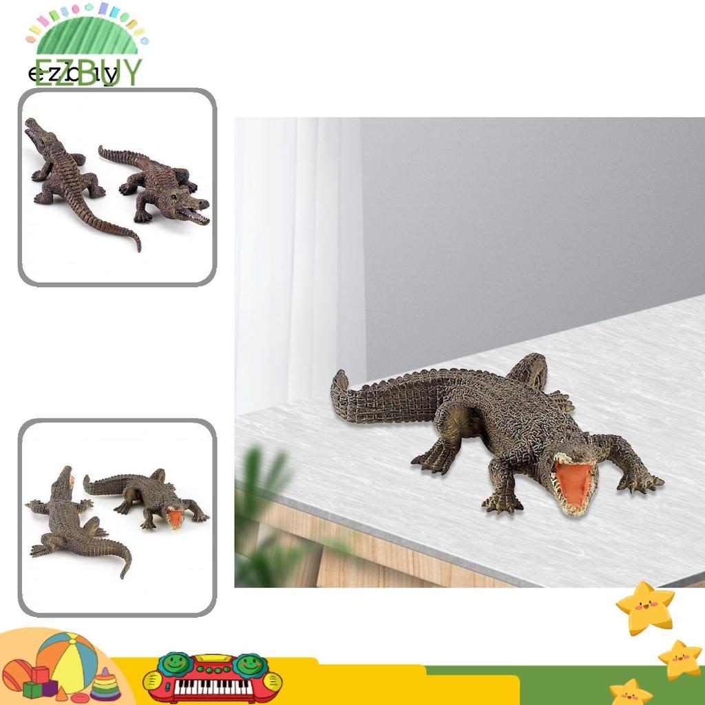 Lightweight Crocodiles Knowledge Toy Exquisite Crocodile Model Portable for Kids