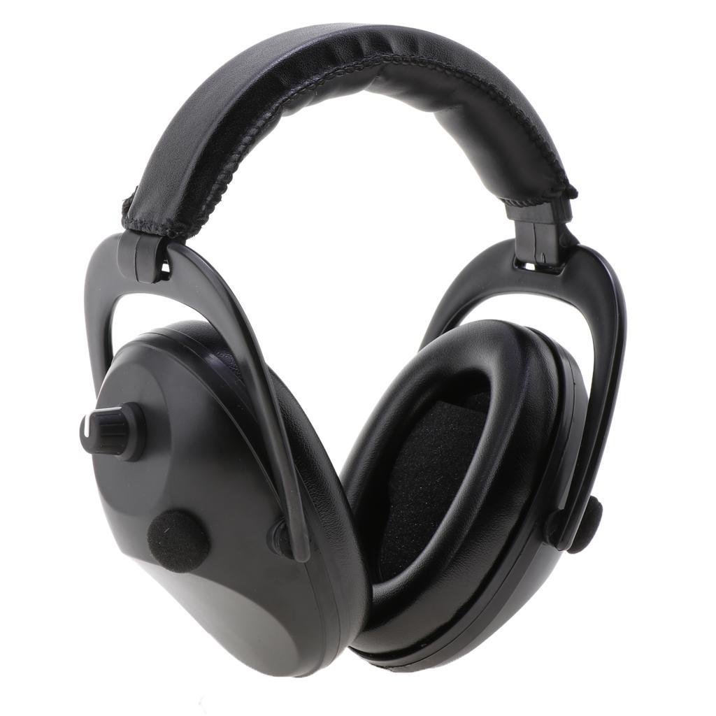 Earmuffs Noise Reduction Hearing Protection for Hunting Black