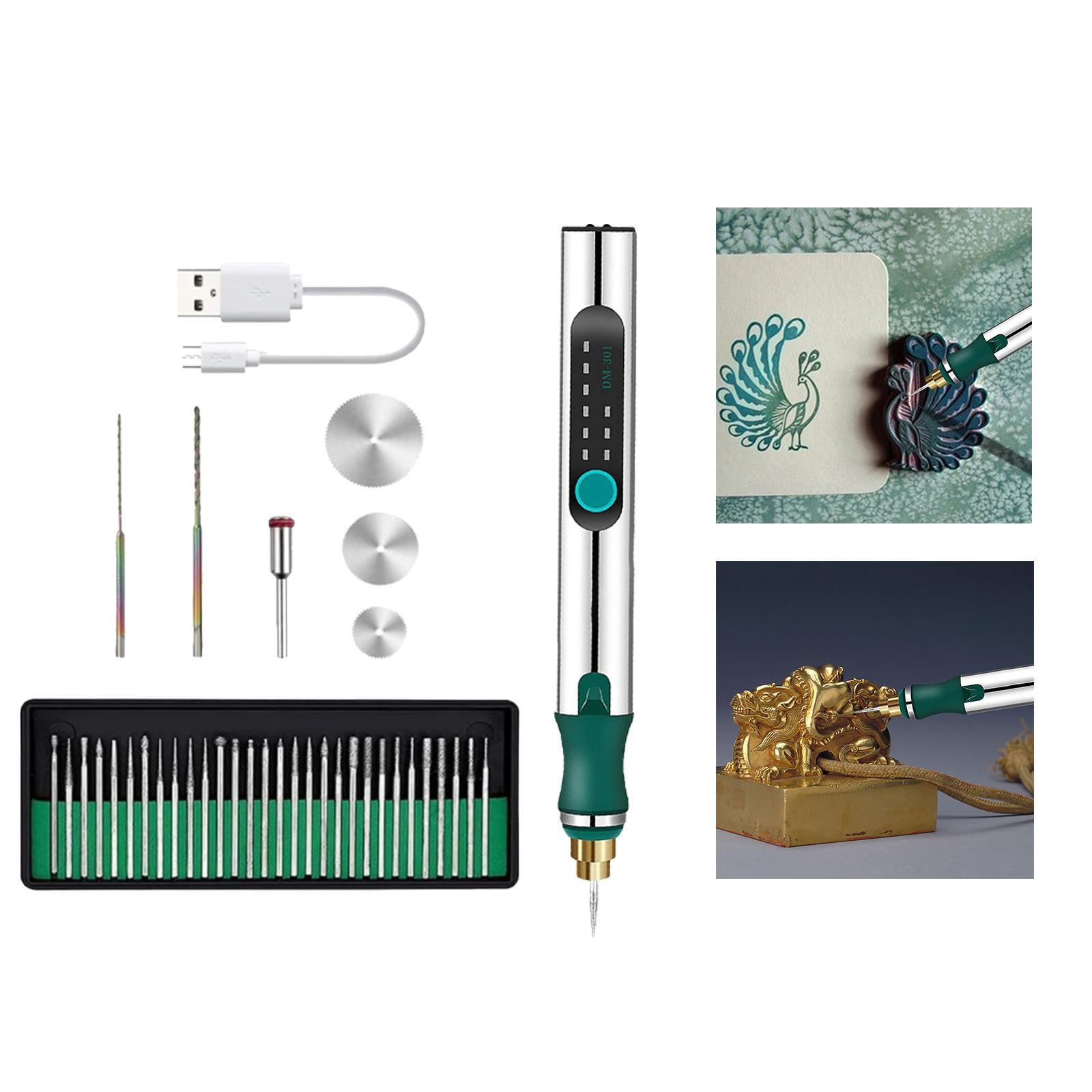 Mini Micro Engraver Pen Jewelry Engraving Tool Kit Precision