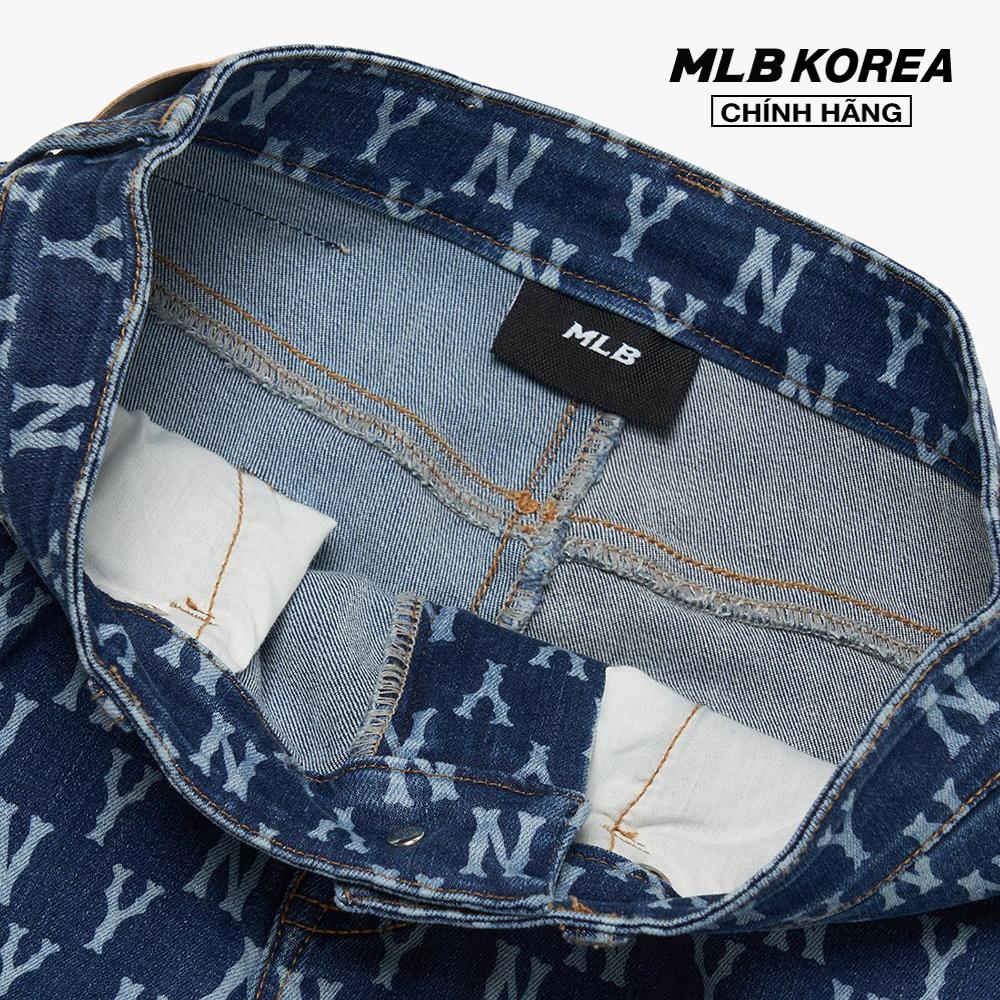 MLB - Quần jeans nữ phom skinny Monogram 3FDPM0521