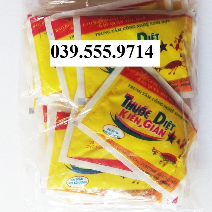 50 gói thuốc diệt kiến, thuốc diệt gián sinh học dạng gói hiệu quả ngay khi sử dụng