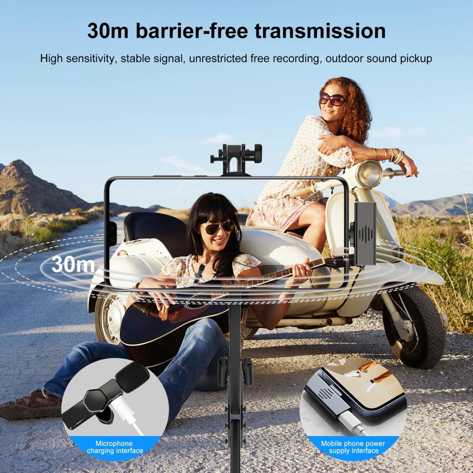 Wireless Lavalier Microphone Usb-C PC for Interview-Auto Sync Meeting