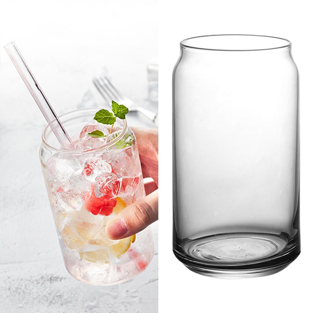 2 Pieces Single Layer Cup Juice Coke Cup Household Glass Cold Drink Cup