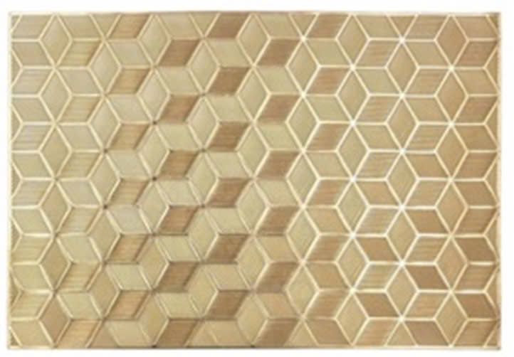 Miếng Lót Suất Ăn GOLDDA Màu Vàng Kim 45x30cm |Index Living Mall - Nội thất Thái Lan|