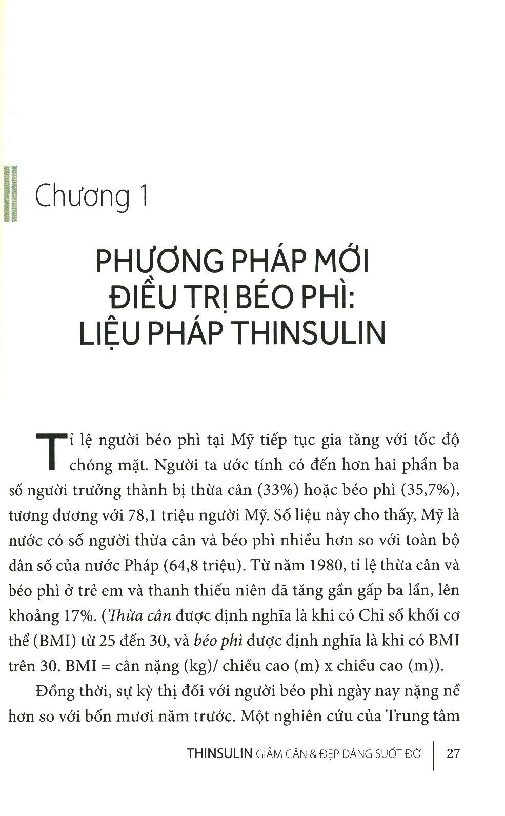 Thinsulin - Giảm Cân Và Đẹp Dáng Suốt Đời (Tái Bản 2023)