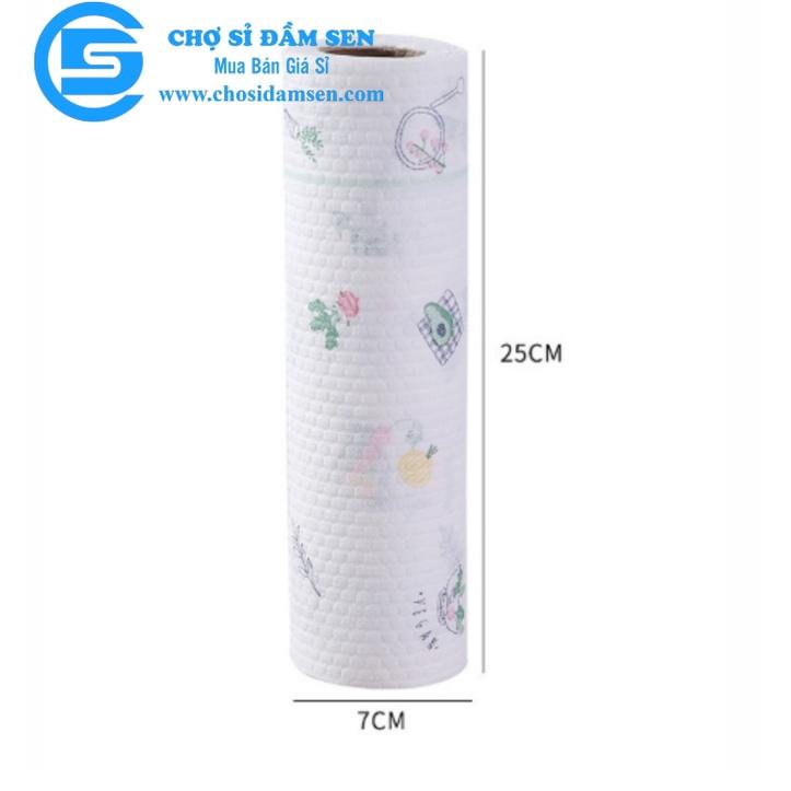 Cuộn khăn giấy lau bếp size 20cm Cuộn khăn giấy đa năng có thể tái sử dụng G270-KhanGiayLauBep-20cm