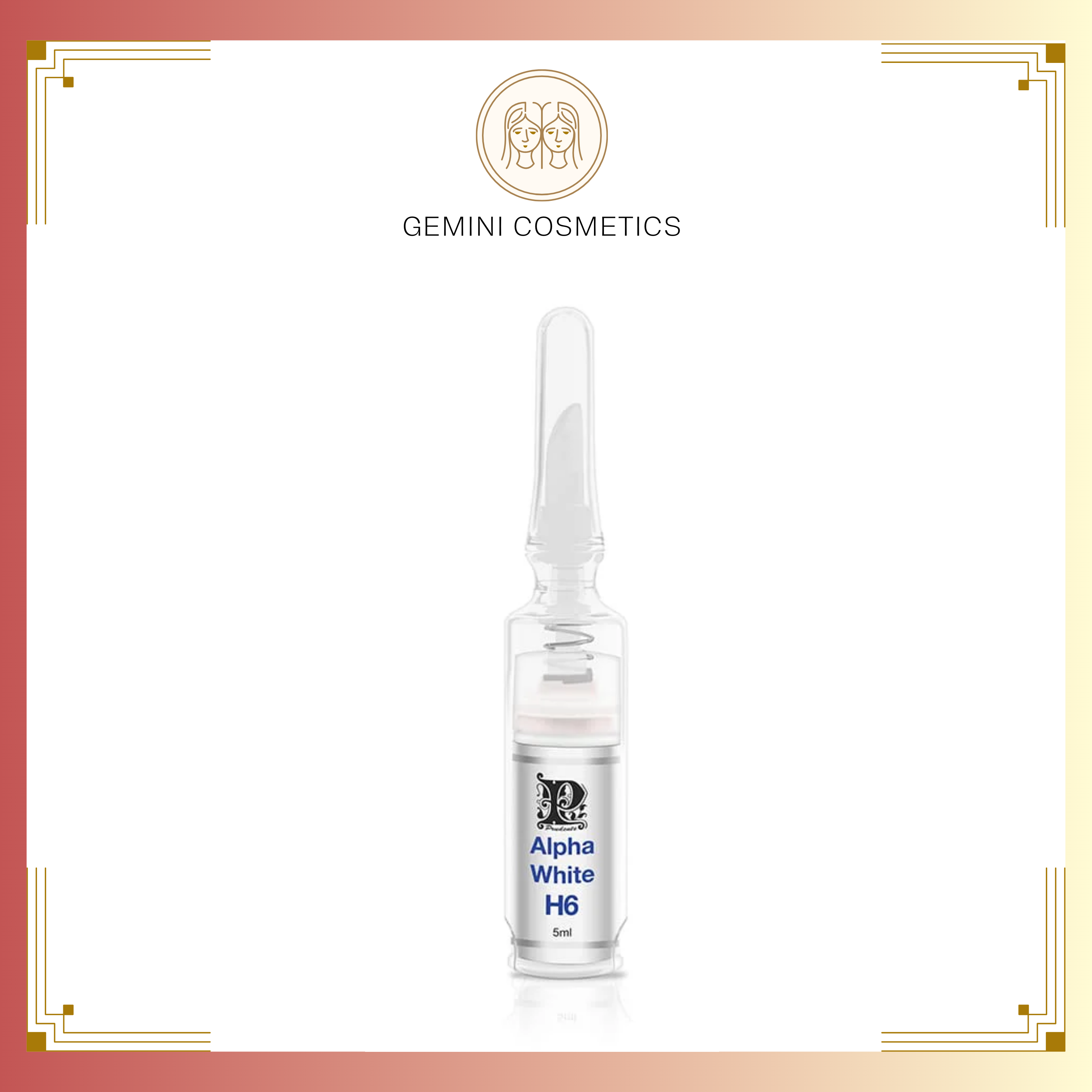 Kem giảm thâm nám nách, bẹn AlphaWhite H6 từ Nuwhite Mibiti Prudente Professional 5ML