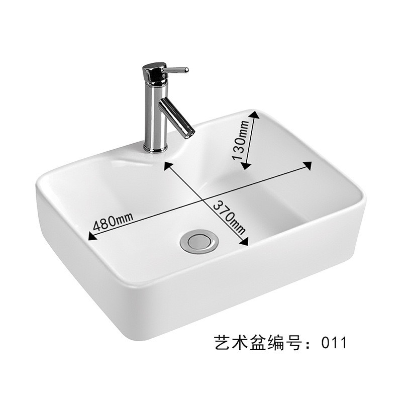 Chậu Lavabo Đặt Bàn EVE-6007  DRU-Hàng Chính Hãng