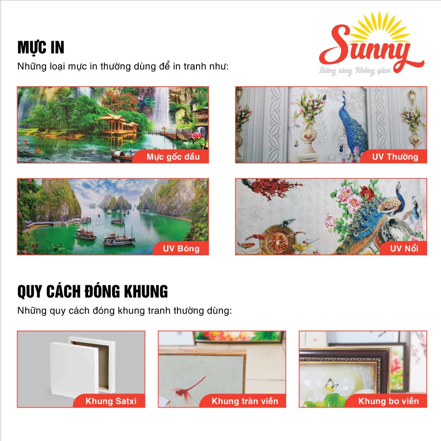 Tranh lụa trang trí chủ đề hoa lá