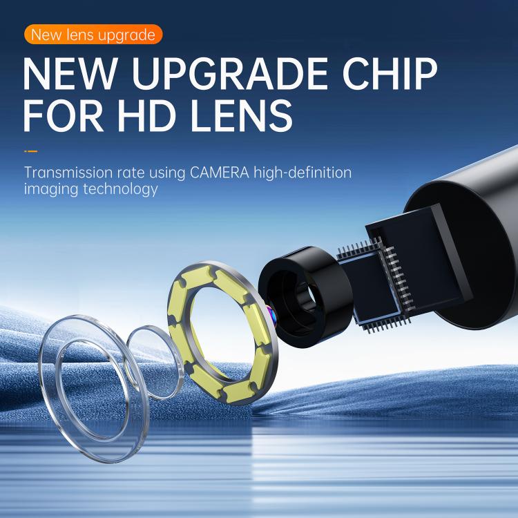 Camera Nội Soi Công Nghiệp Màn Hình HD 4,3 inch, Ống Kính 8mm P380 - Hàng Nhập Khẩu