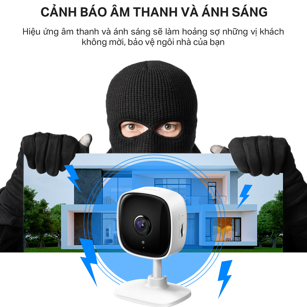 Combo Camera WiFi TP-Link Tapo C100 2MP và Thẻ Nhớ MicroSD Kioxia / Lexar 32Gb/64Gb/128Gb - Hàng Chính Hãng