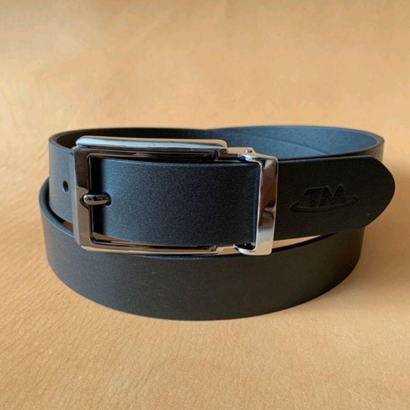 Thắt Lưng Nam da bò Nguyên Tấm Khóa Kim kẹp Tầng Dây Nịt nam bản nhỏ 3.5cm TM30-CA SAU TUAN MINH bảo hành hai năm