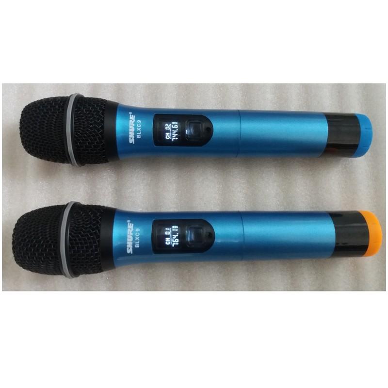 CTY MẠNH TIẾN  bộ 2 micro uhf karaoke không dây blxc9 phiên bản mới 2020 bảo hành 12 tháng(Bảo Hành 12 Tháng)