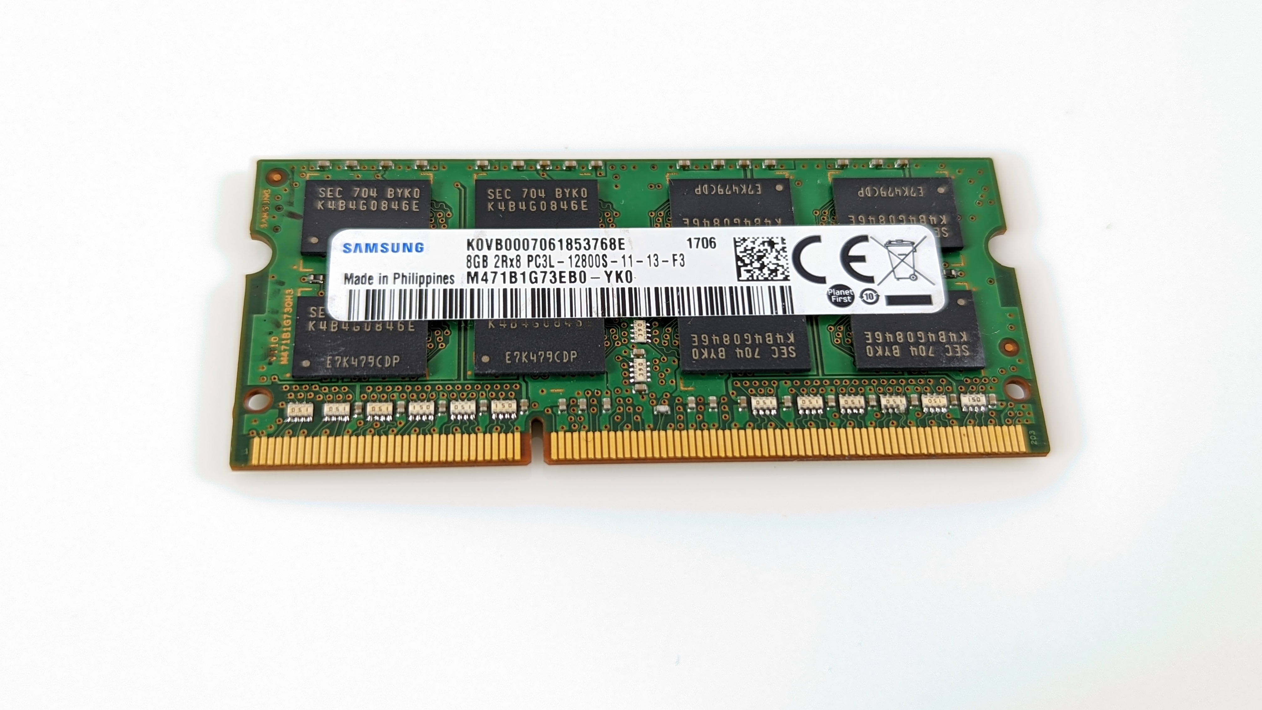 Ram Laptop Samsung 8GB Bus 1600 DDR3L - Hàng Nhập Khẩu