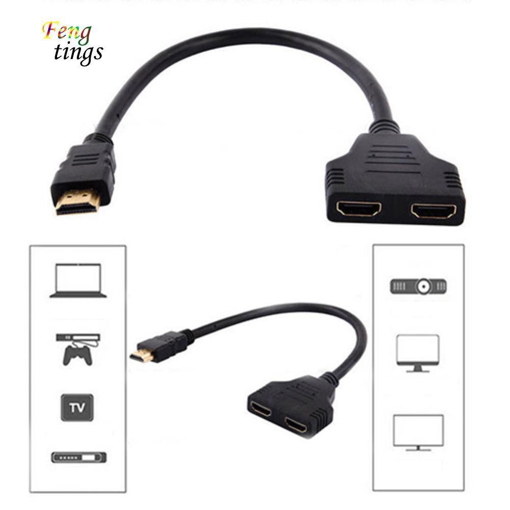 Bộ chia cổng kết nối tín hiệu HDMI 2 trong 1 tiện dụng