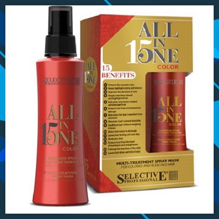 Xịt dưỡng tóc 15 tác động Selective All in One Color (bảo vệ màu nhuộm) 150ml