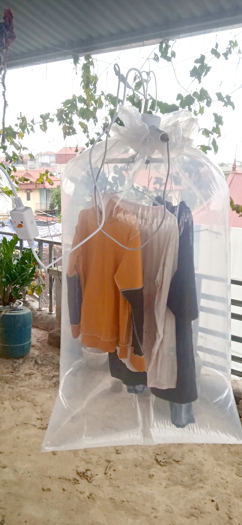 Sấy quần áo tự động - sấy quần áo di động - sấy quần áo du lịch - MUA 1 LẦN DÙNG MÃI MÃI. BẢO HÀNH 18 THÁNG