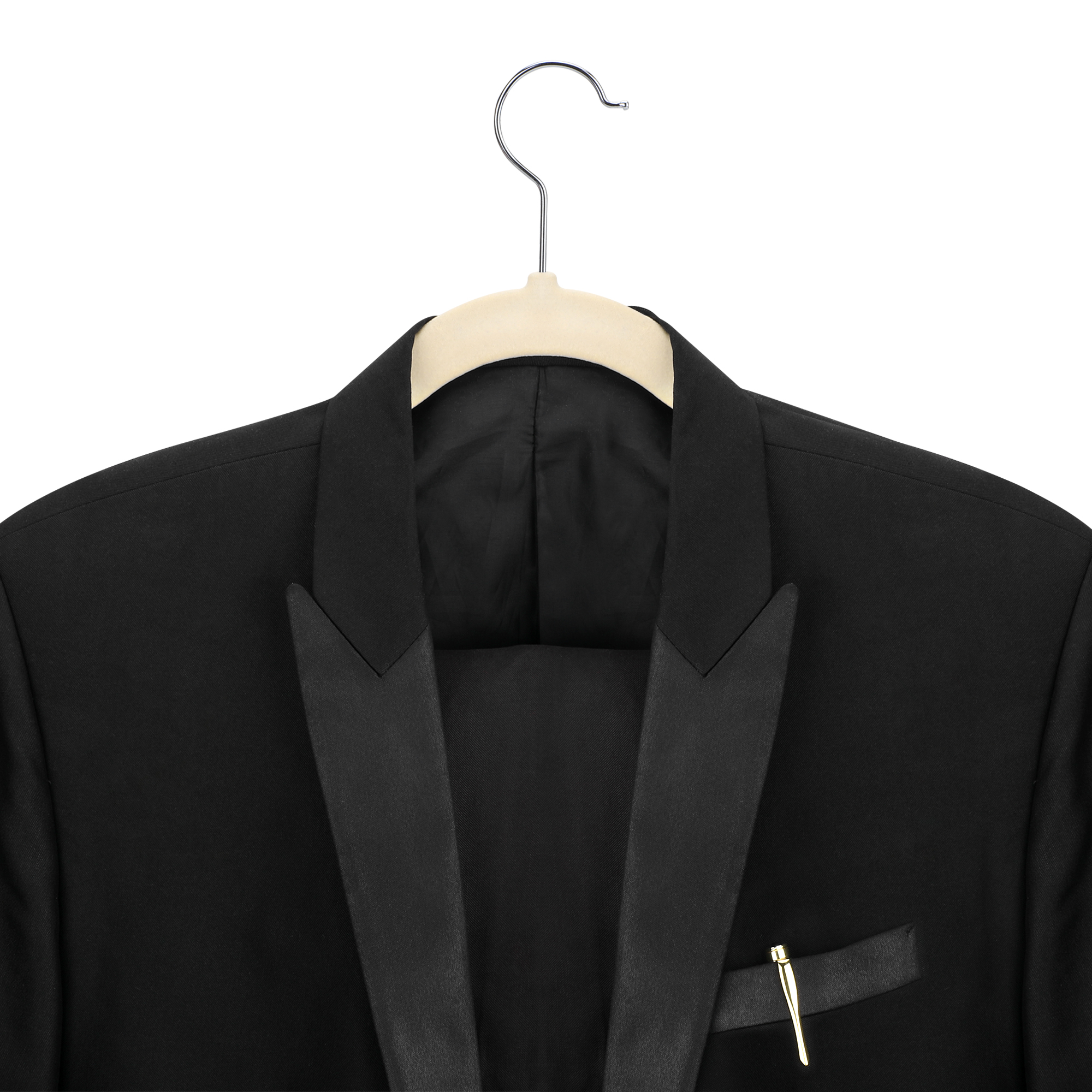 Móc Treo Quần Áo Máng Bọc Nhung MECK (10 Cái): Velvet Coat Suit Clothes Hangers