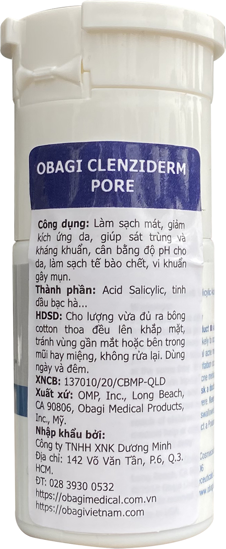 Obagi Clenziderm Pore 2% BHA (30ml)