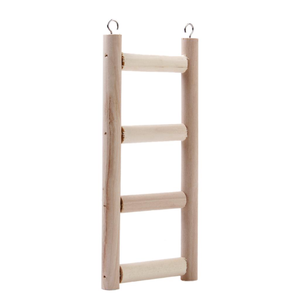 Wooden Mouse Rat Hamster Step Ladder Bridge Gerbil Pet Parrot Bird Rodent Canary