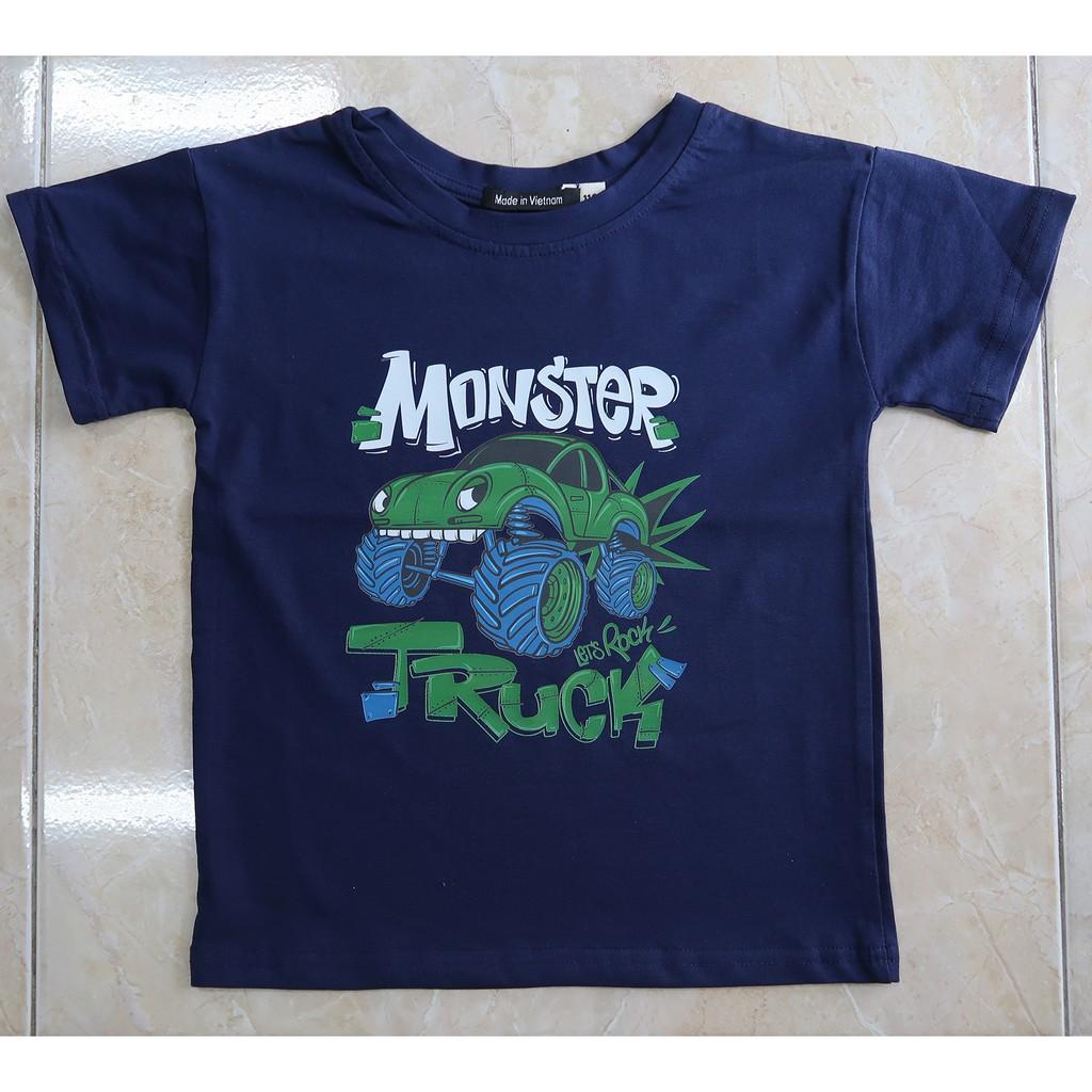 Áo thun trẻ em nam cotton 100% 6 hình in đẹp : Mã 035