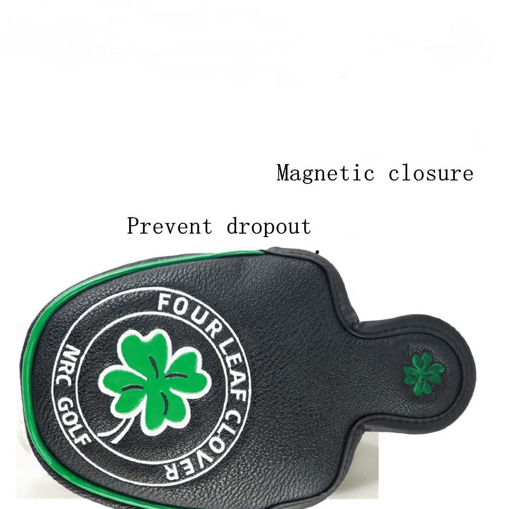 Pu Golf Putter Cover Half Mallet Head Cover Club Head Protector Guard