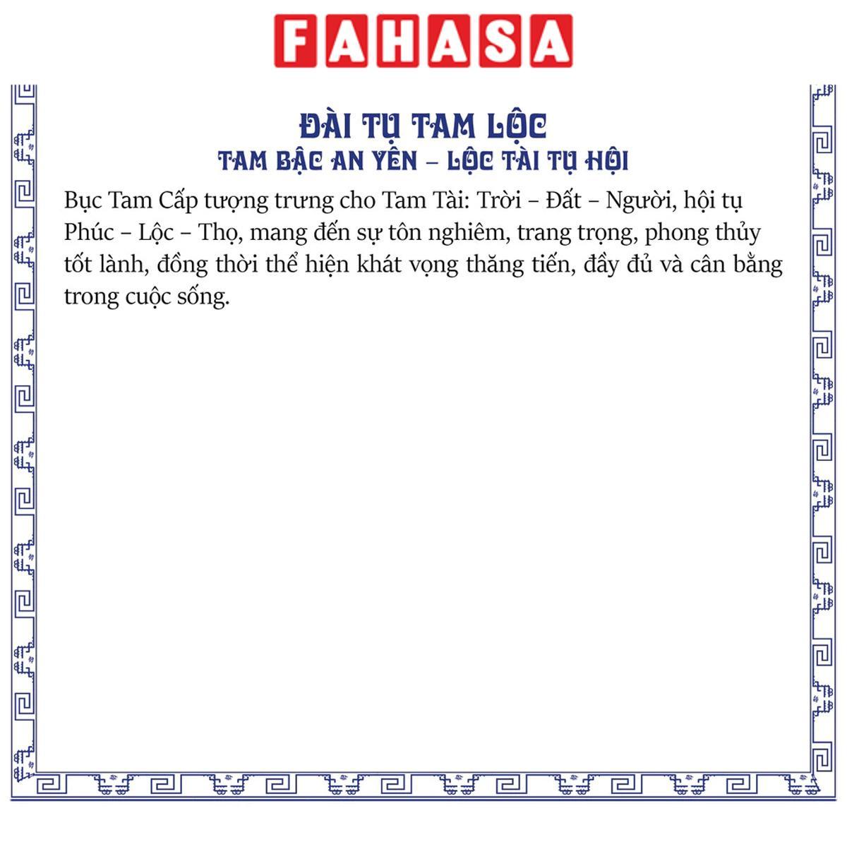 Mô Hình DIY - Bục Gỗ Tam Cấp Đài Tụ Tam Lộc - Manihum BTL-01