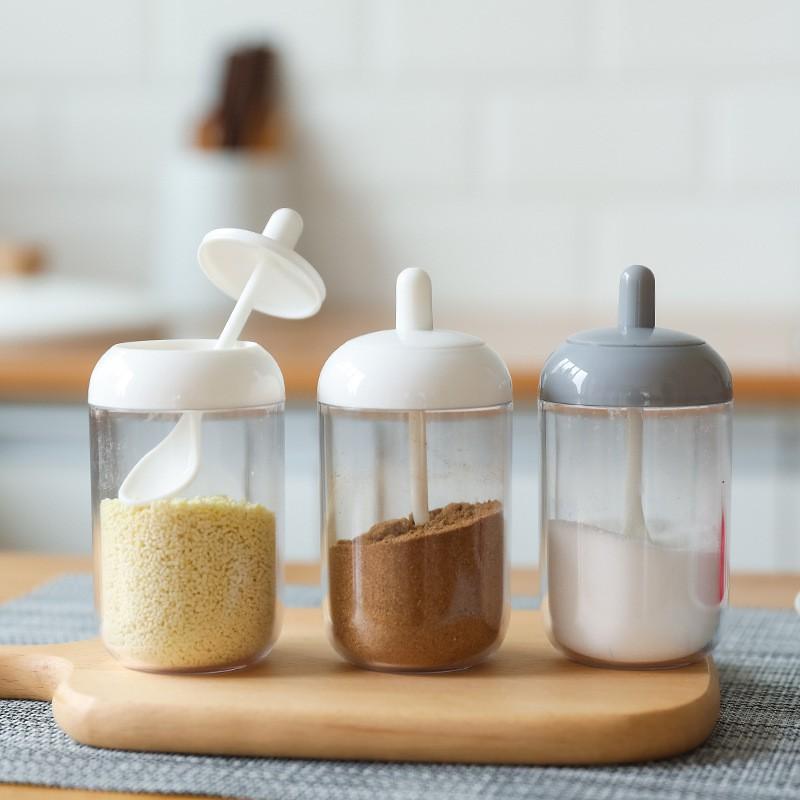 Hủ đựng gia vị kèm muỗng