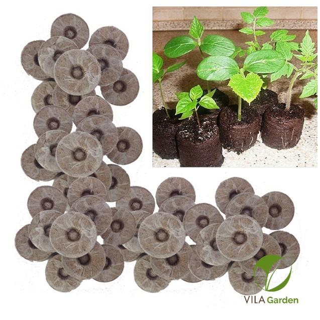 Viên Nén Ươm Hạt - Viên Nén Mùn Dừa, viên nén xơ dừa ươm hạt