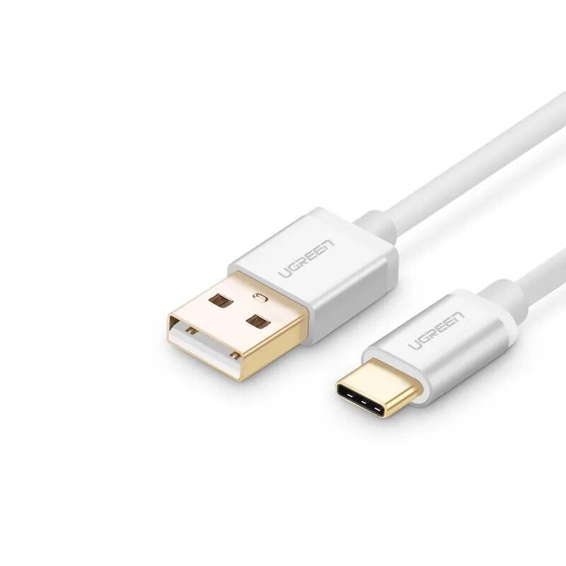 Ugreen UG30505US174TK 2M màu trắng Bộ chuyển đổi USB 2.0 sang USB-C - HÀNG CHÍNH HÃNG